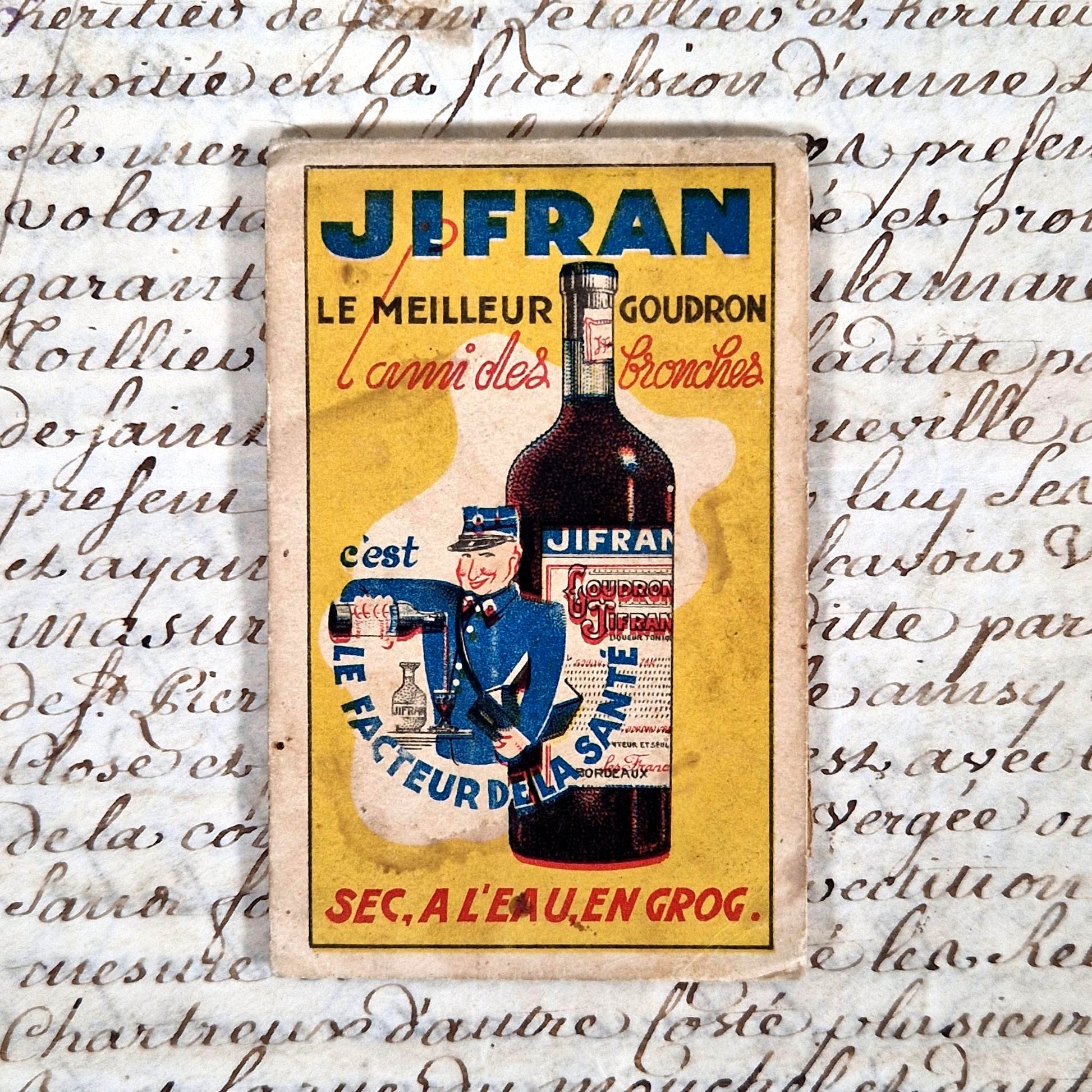 publicite francaise liqueur jifran
