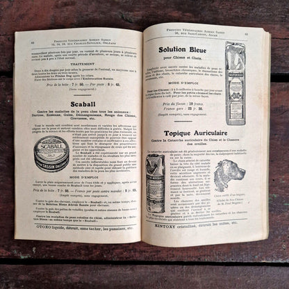 publicité pharmacie animale 1930