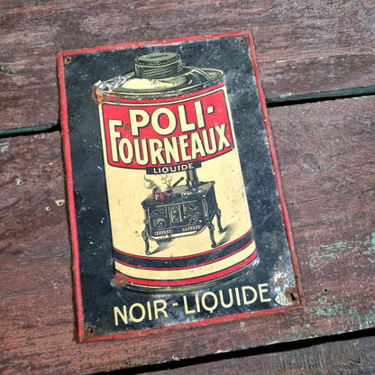 publicite tole cirage fourneau