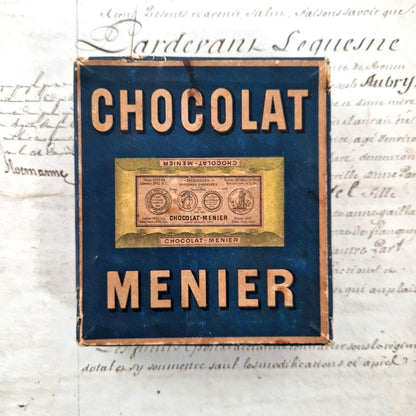 publicite vintage chocolat menier france