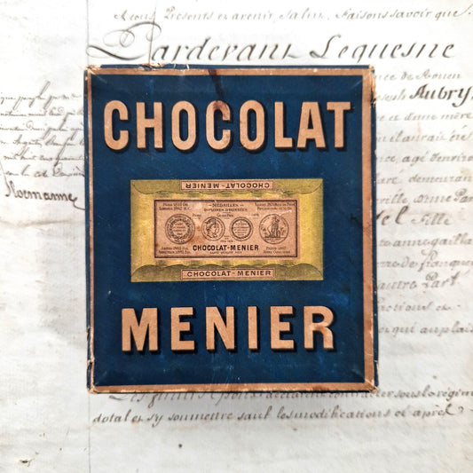 publicite vintage chocolat menier france