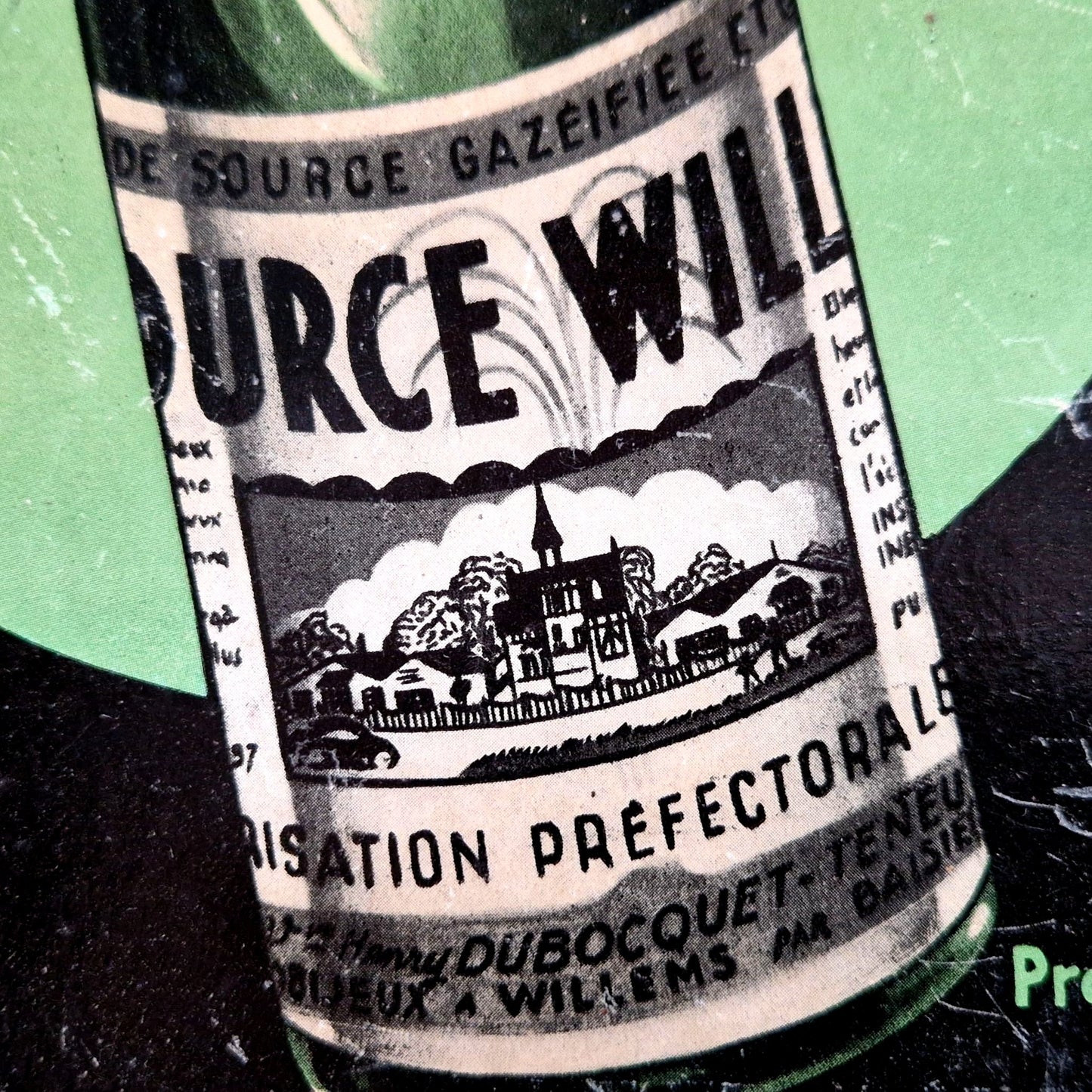 publicite vintage eau willems nord