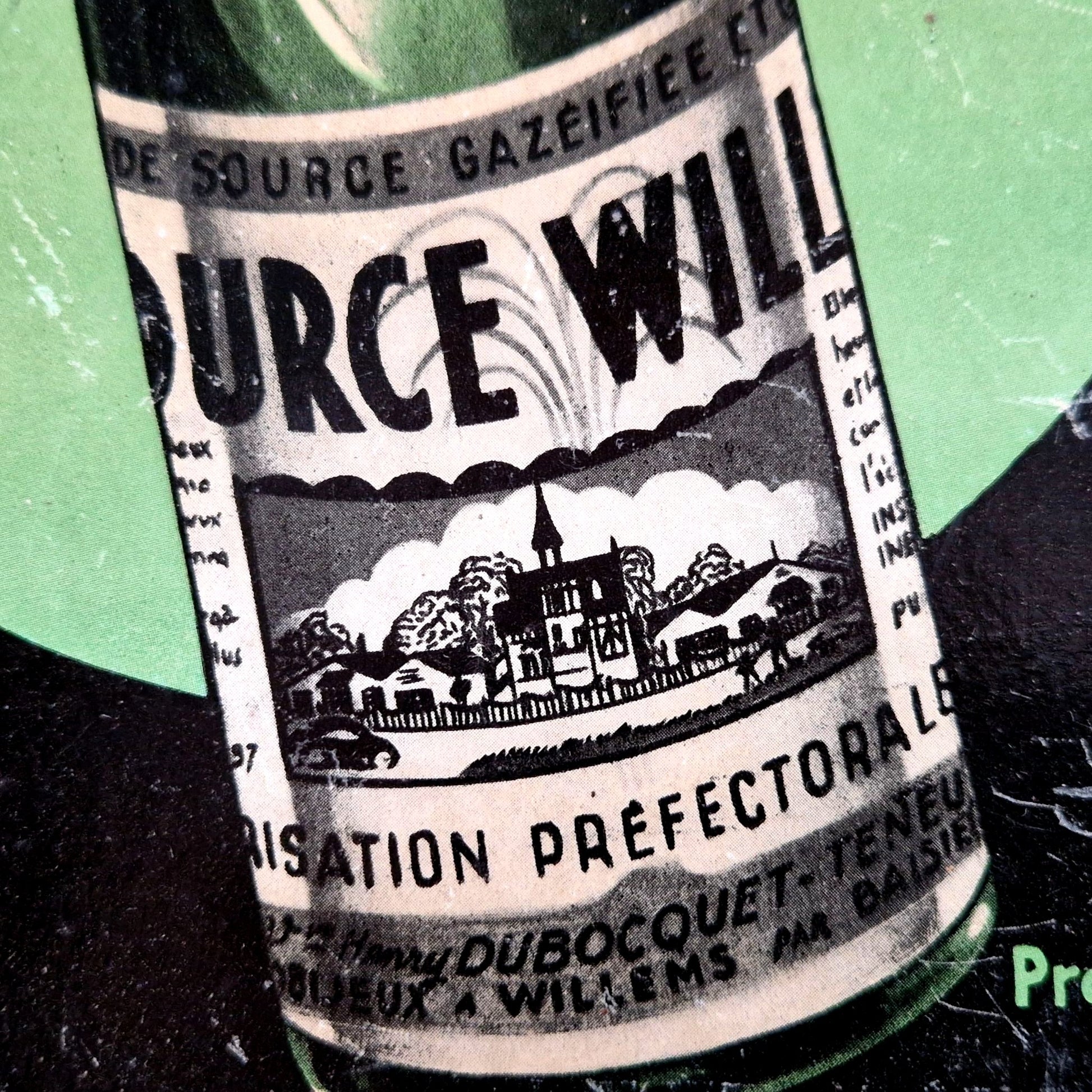 publicite vintage eau willems nord