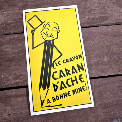 publiicte ancienne crayon bonne mine