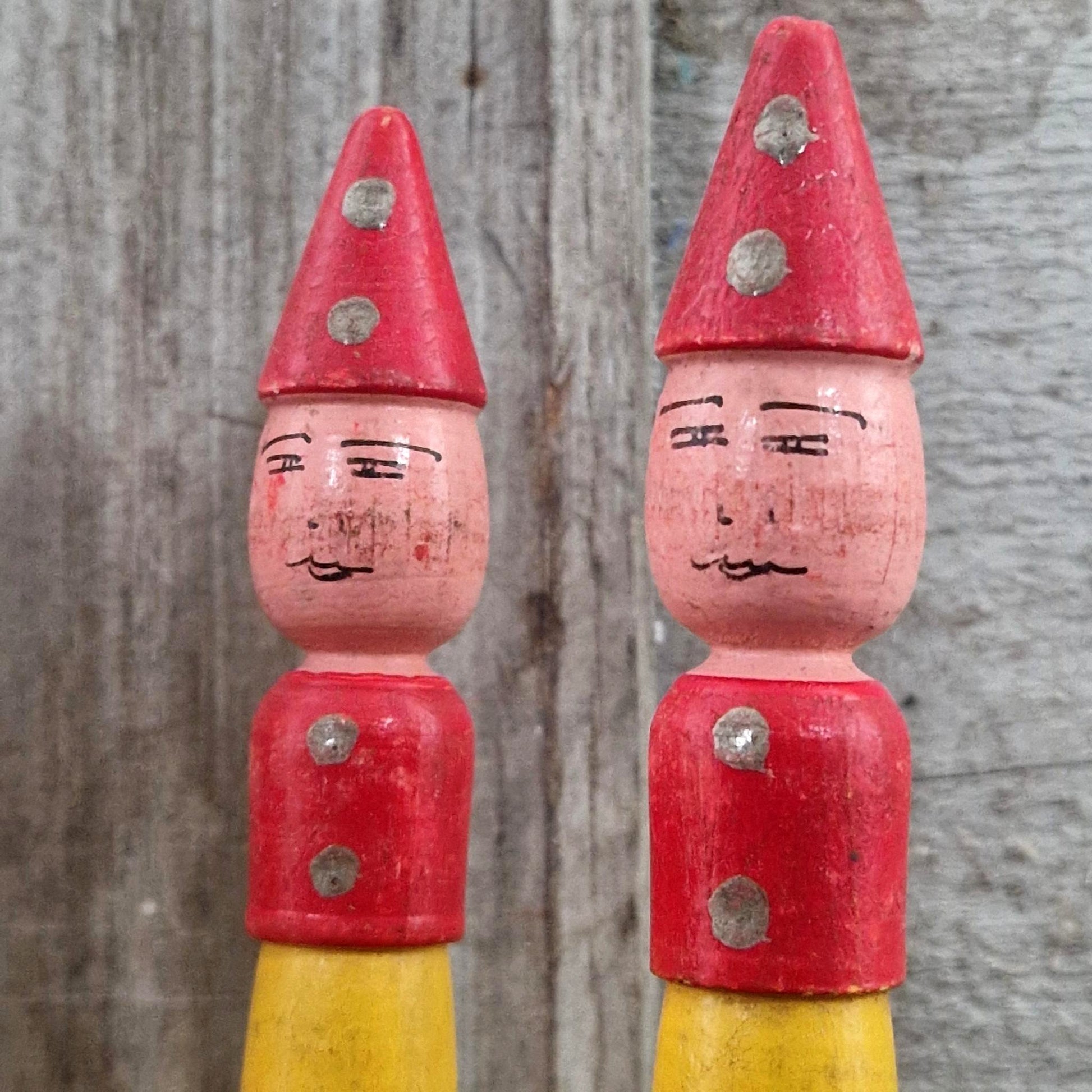 quilles en bois vintage jouet ancien