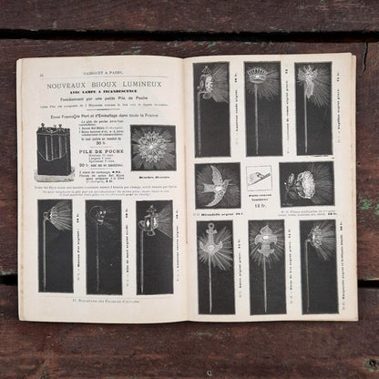 Ancien catalogue illustré « Lumière électrique - Piles Radiguet » - Vers 1890