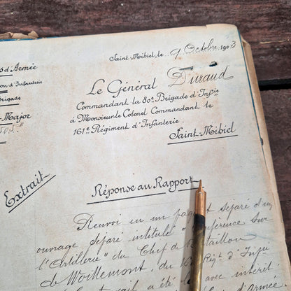 rapport officier artillerie saint mihiel