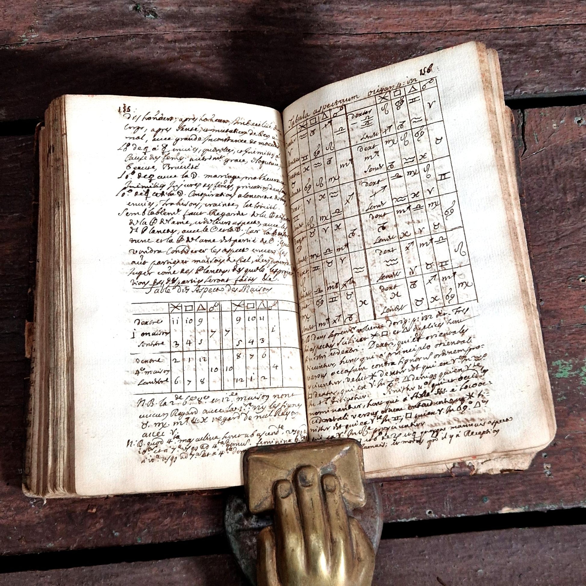 rare manuscript geomancy astrology occult