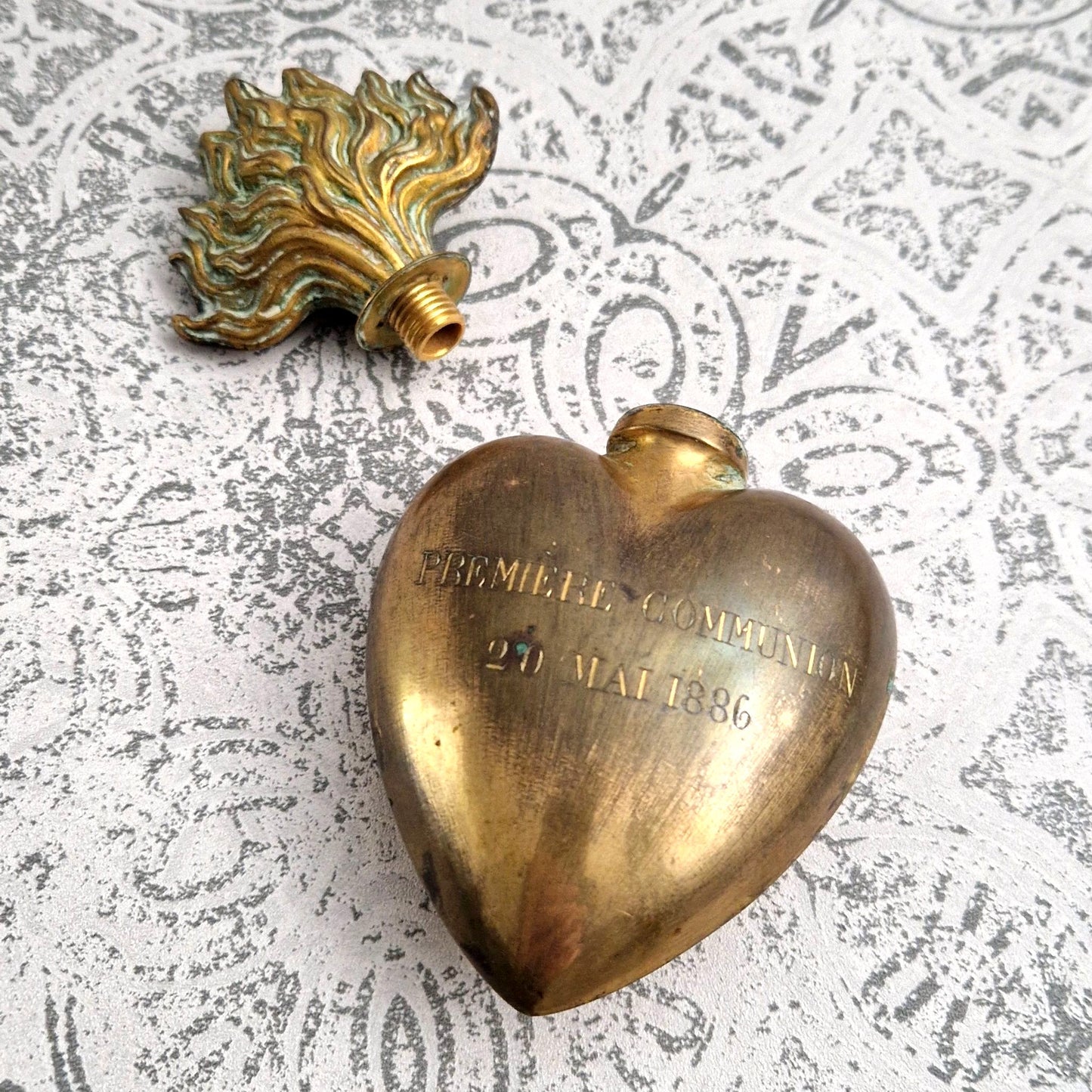 rare votive flask 19th century