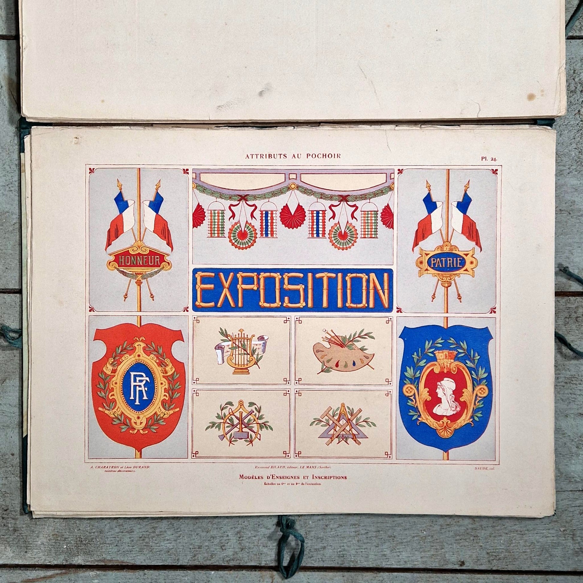 recueil modeles peintre en lettres