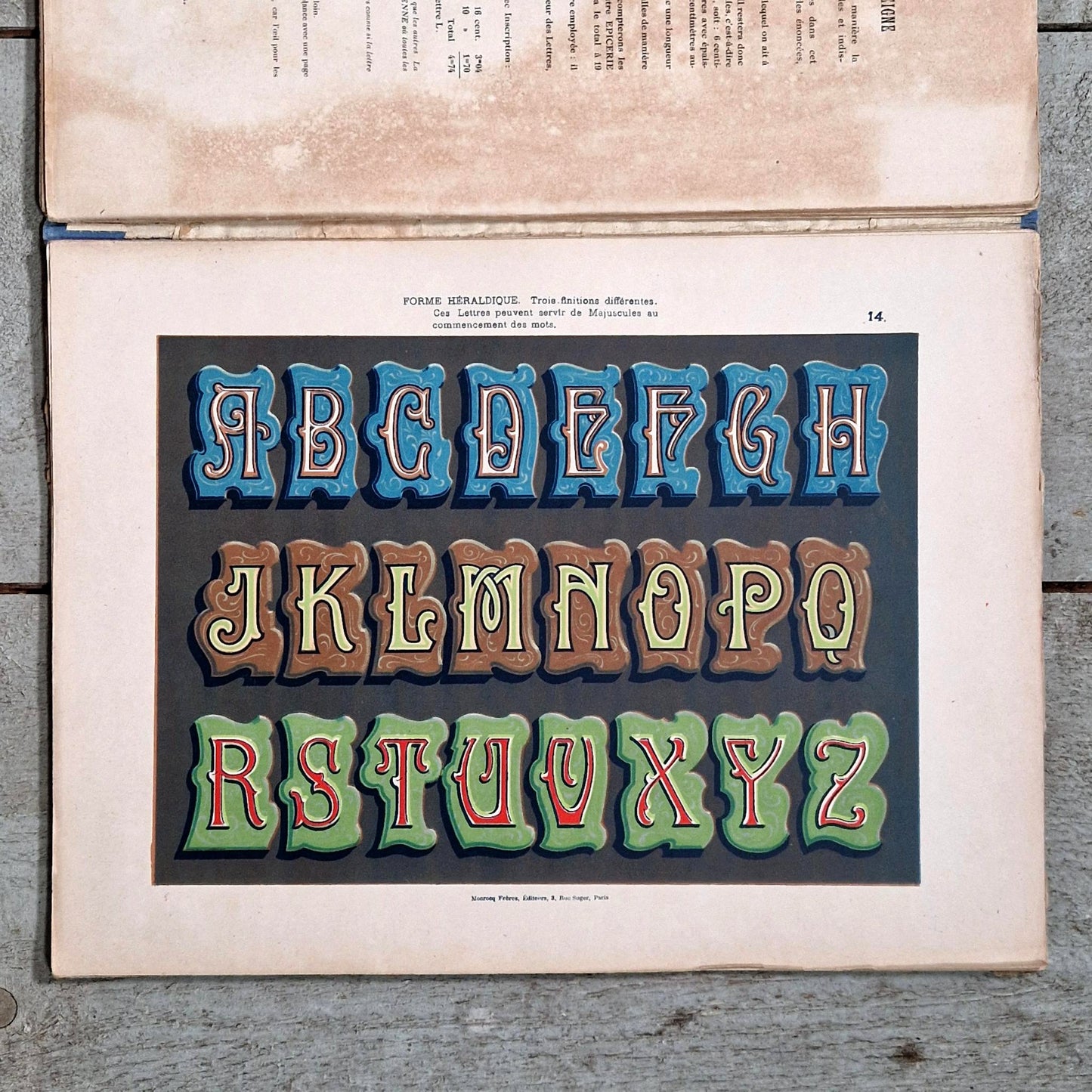 recueil typographie ancienne ramade