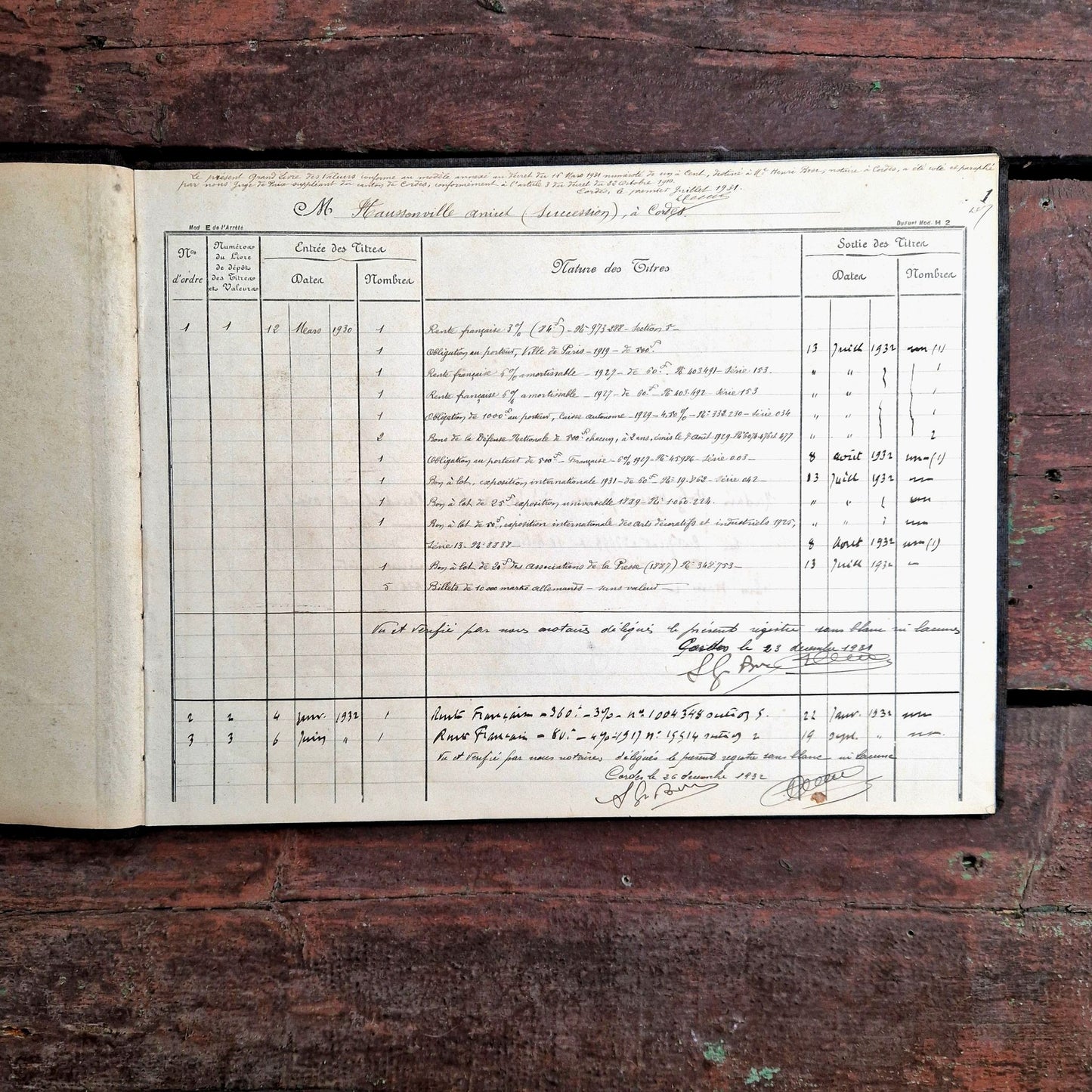 registre de comptabilité ancien manuscrit