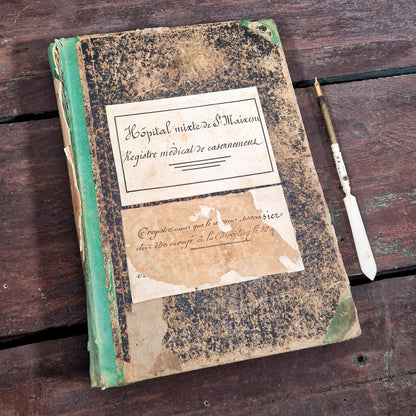 registre medical hopital saint maixent 1899