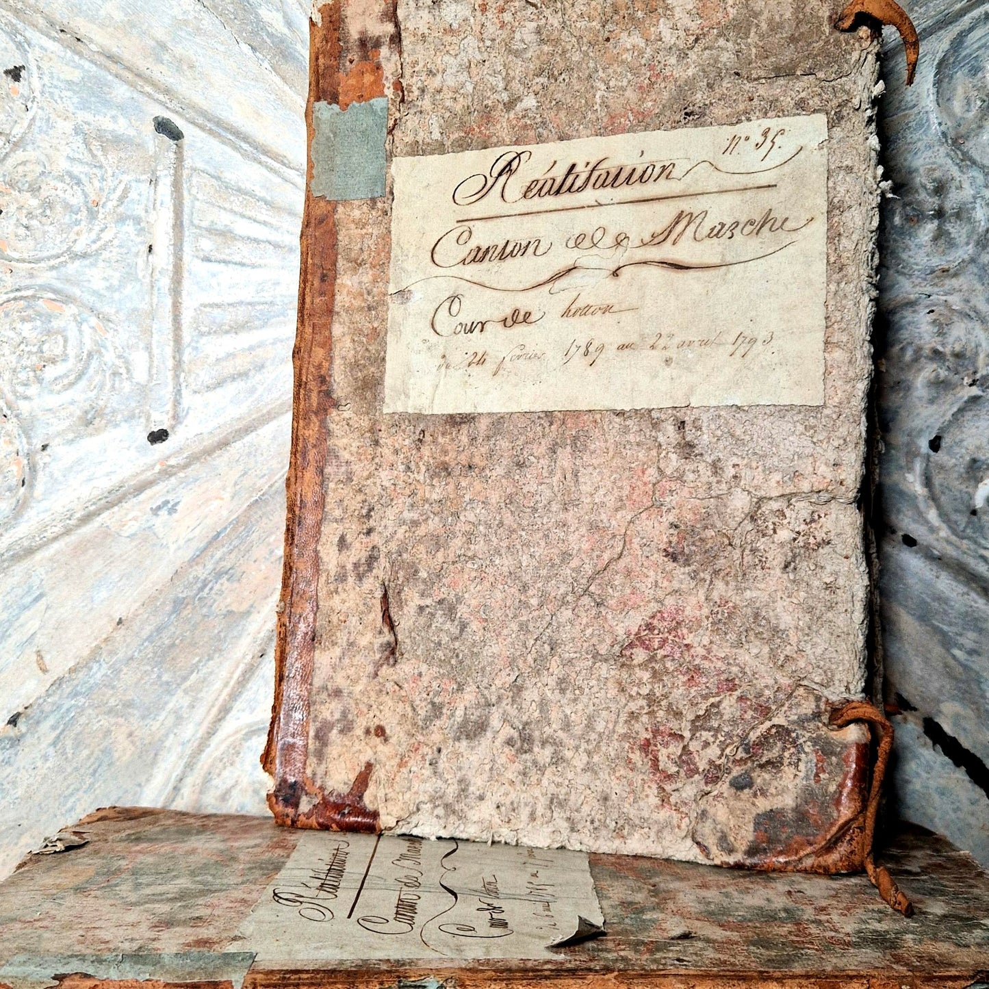 registres manuscrits xviiie revolution