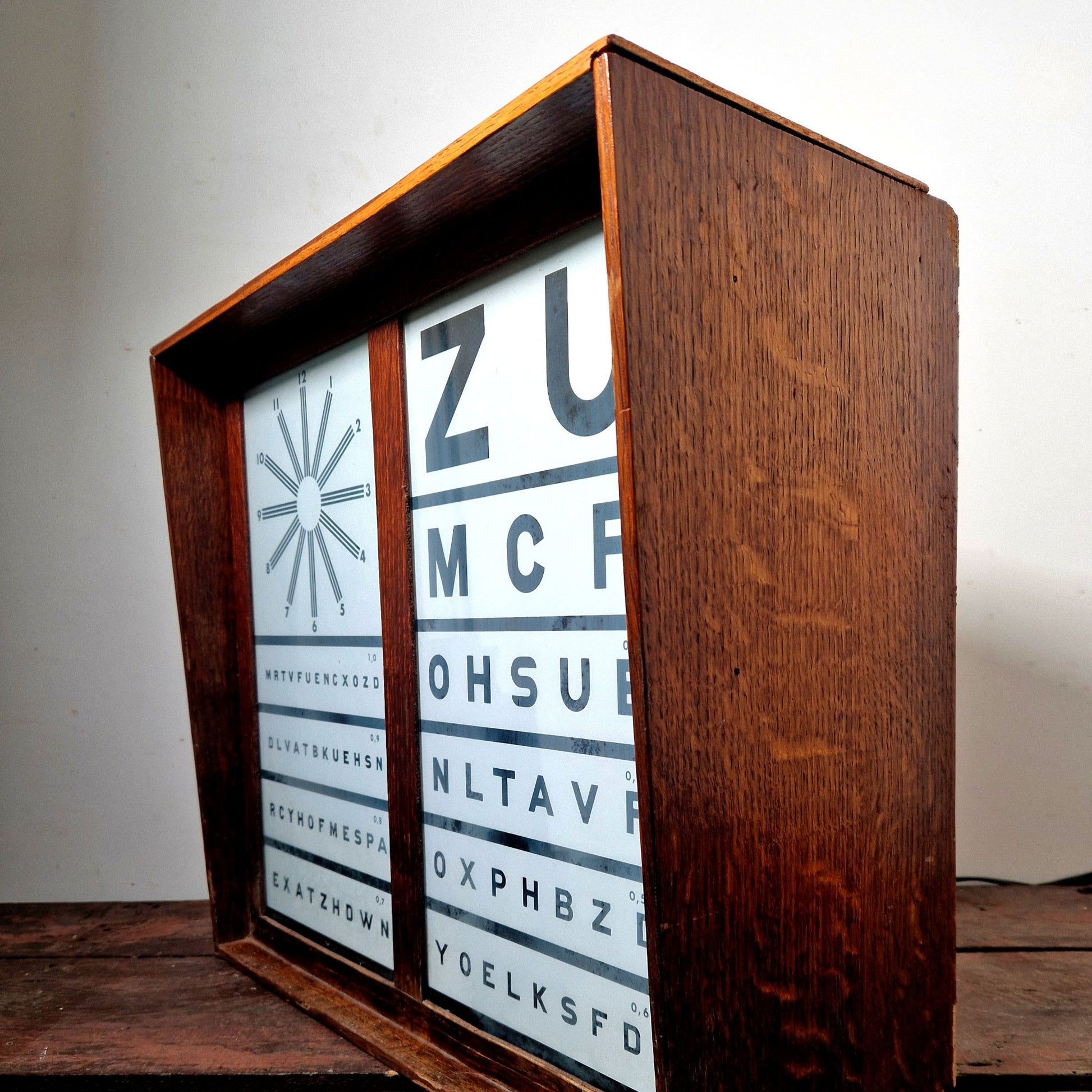 retro light control box optometric