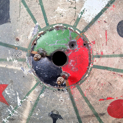 roue de loterie ancienne patine originale