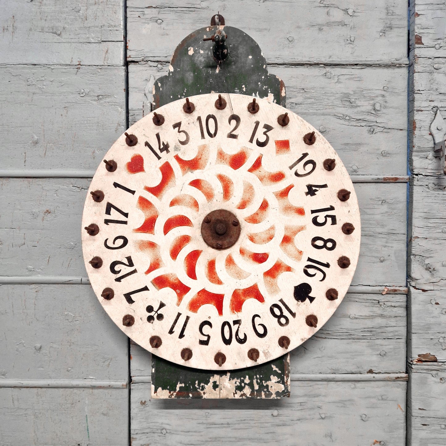 roue de loterie foraine ancienne