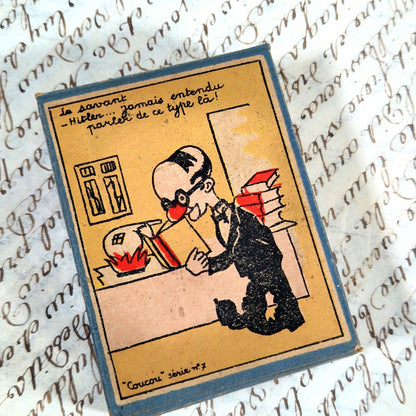 satirical propaganda box french 1945