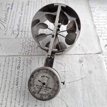 scientific wind meter old tool france