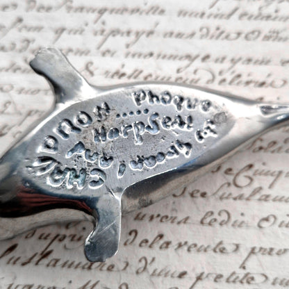 seal paperweight metal arctic