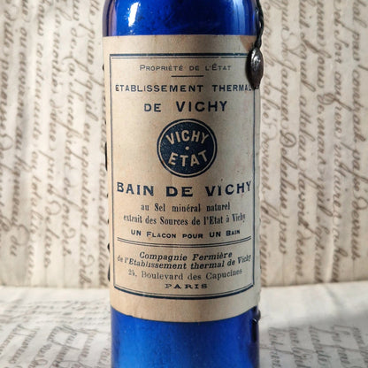 Flacon thermal scellé "Bain de Vichy - Etat", vers 1940
