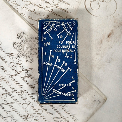 sewing supplies antique paris box