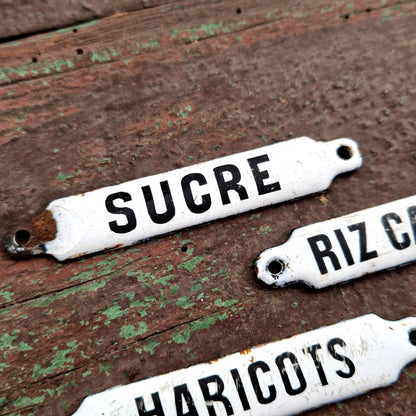 signaletique emaillee cuisine ancienne