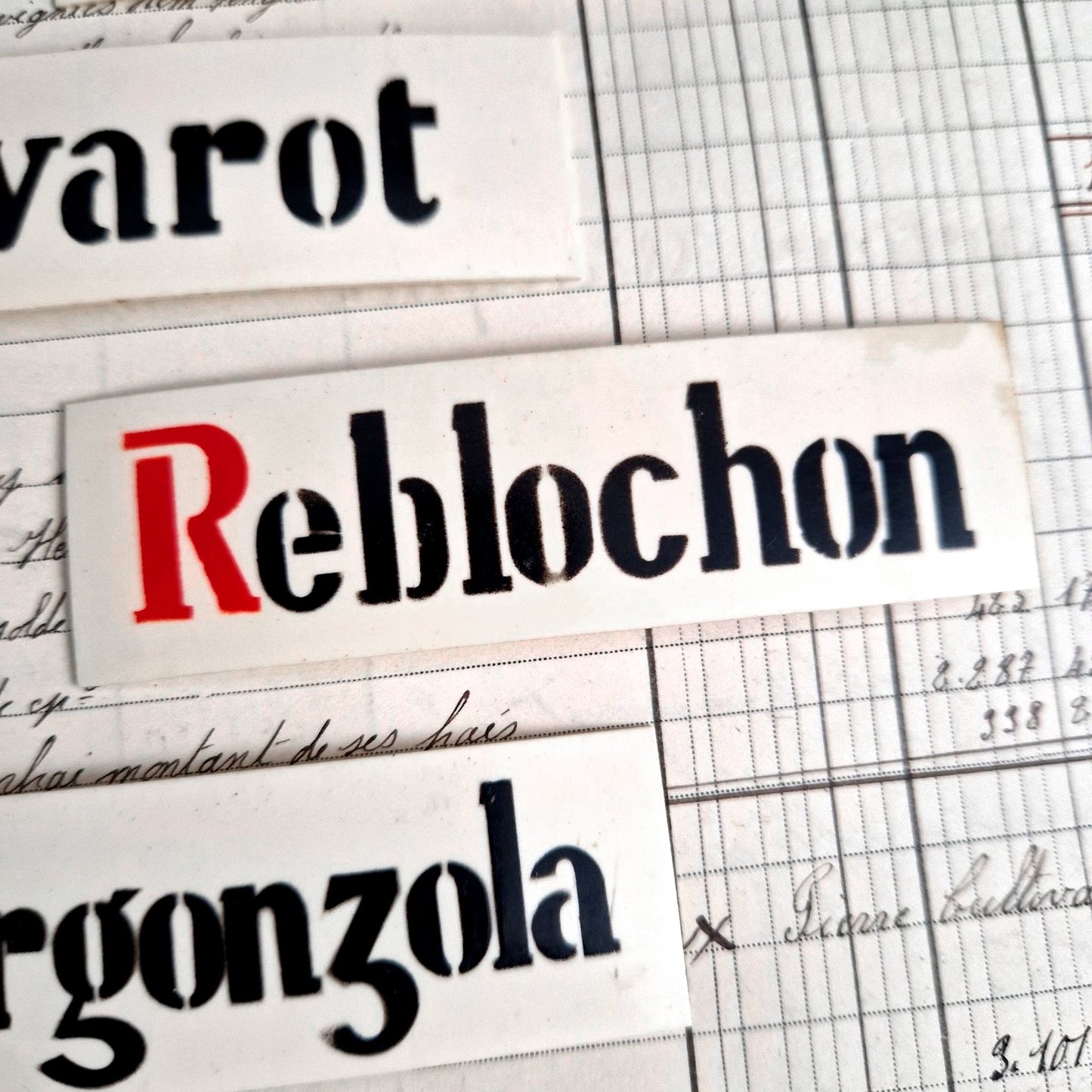 signaletique fromage gorgonzola vintage