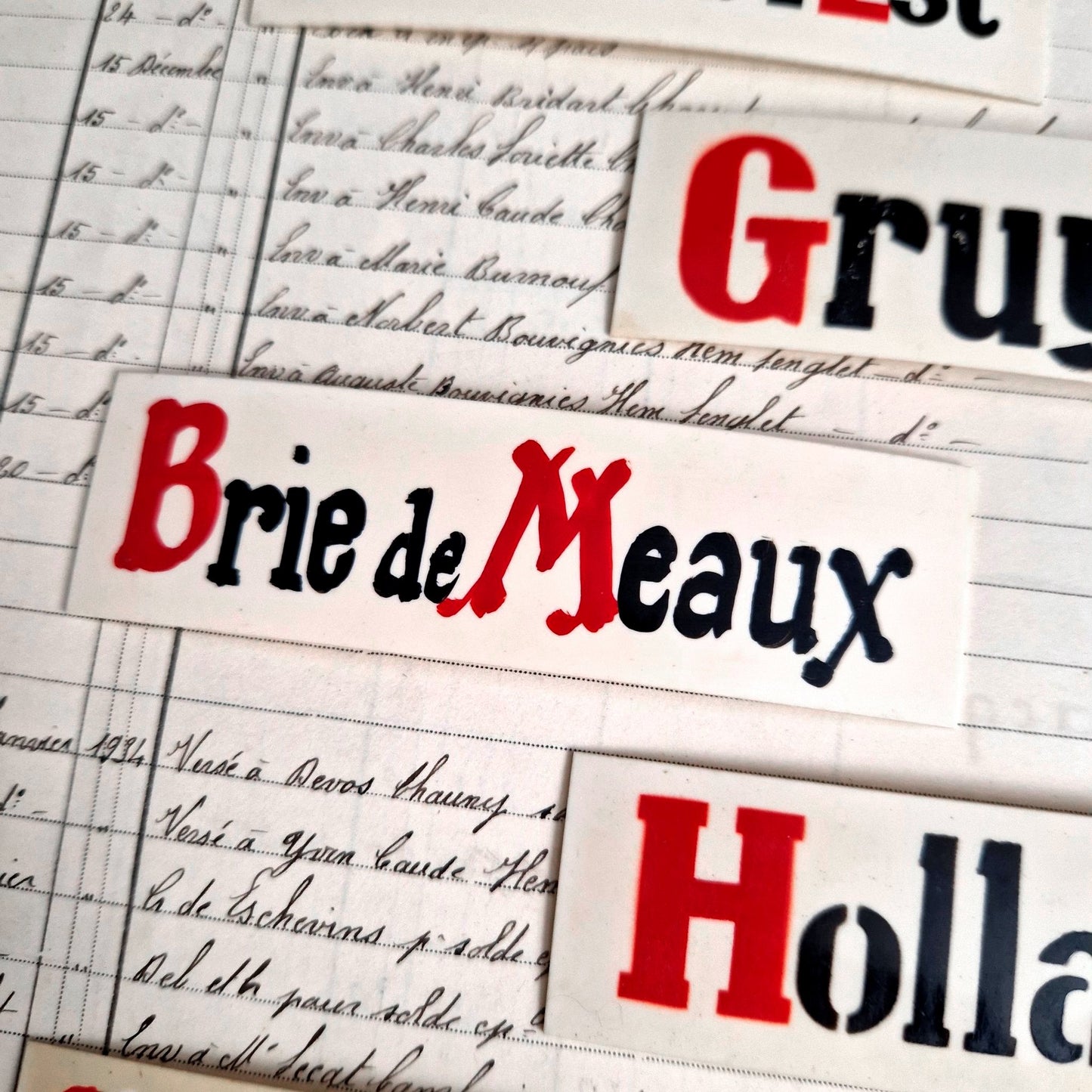 signaletique vitrine fromage hollande