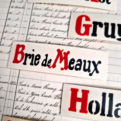 signaletique vitrine fromage hollande