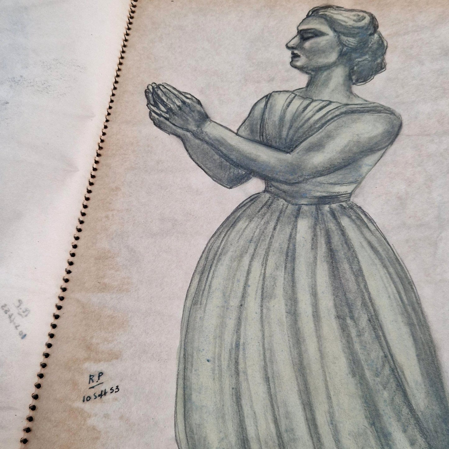 sketchbook from louvre and bourdelle