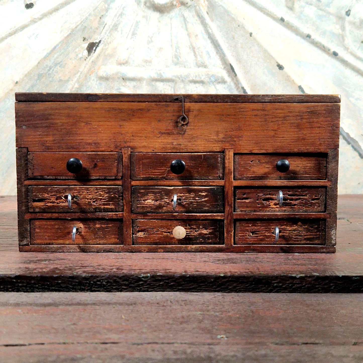 small wooden drawer cabinet workshop