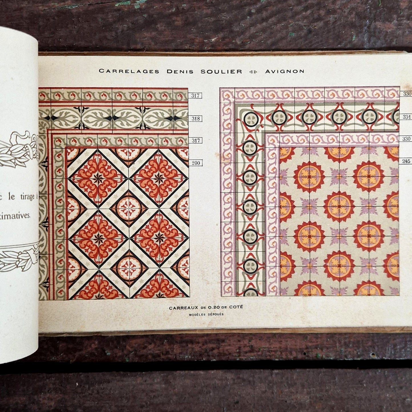 south france cement tiles 1925