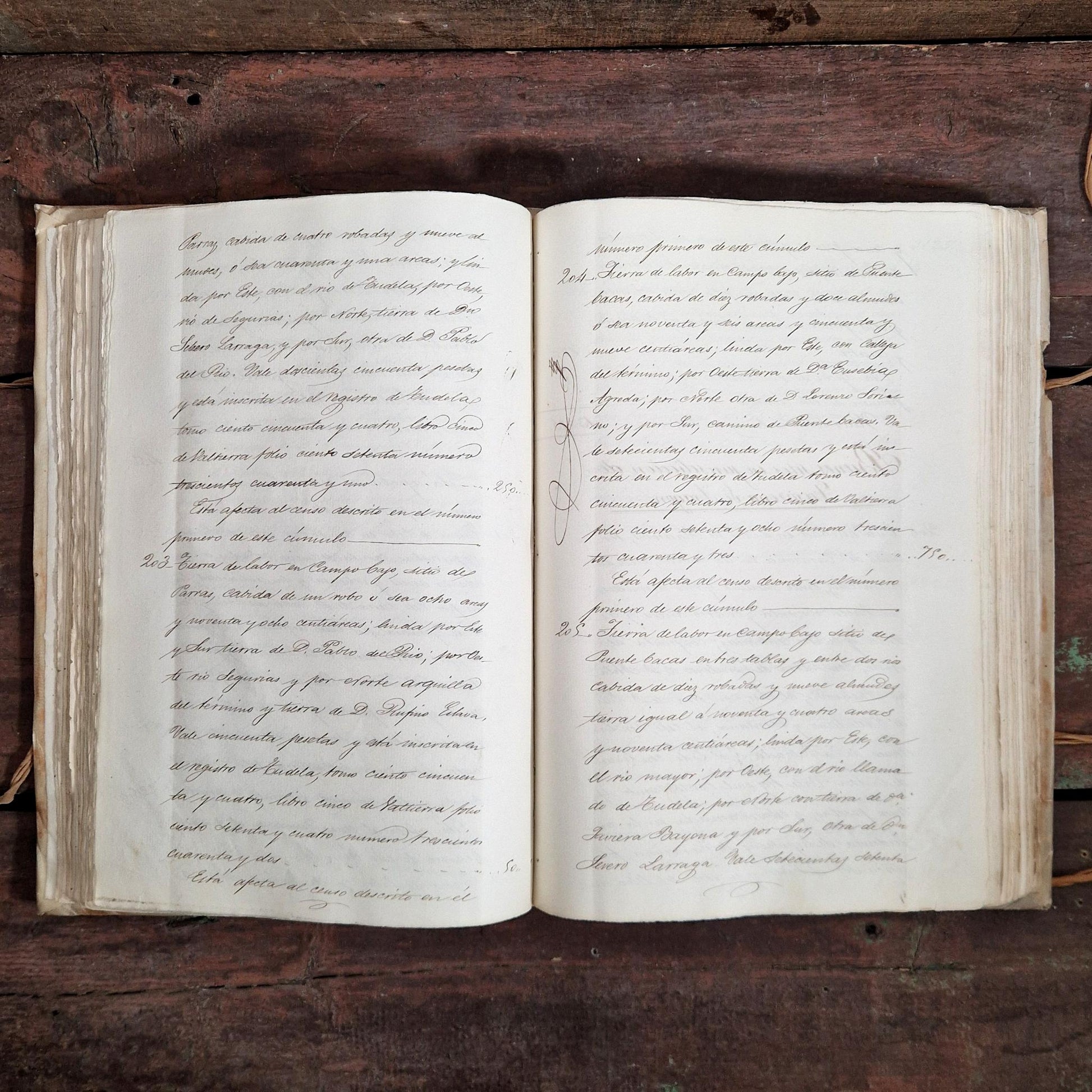 spanish notarial manuscript 1872 navarra