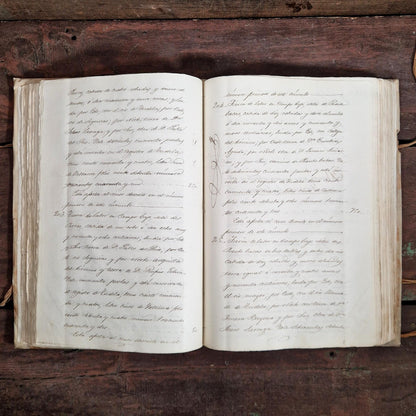 spanish notarial manuscript 1872 navarra