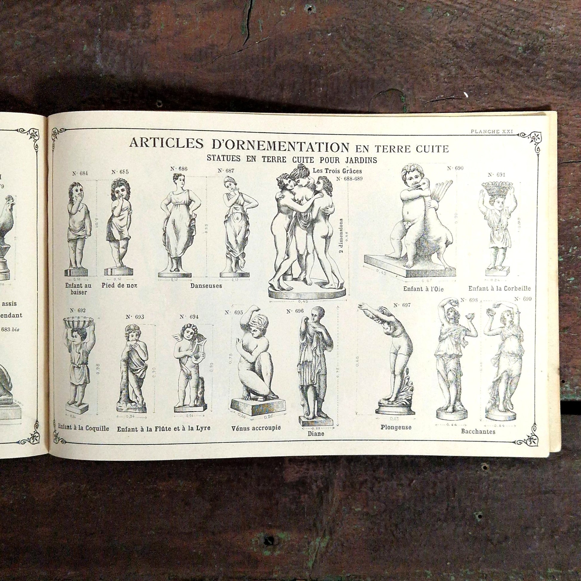 statues terre cuite decoration