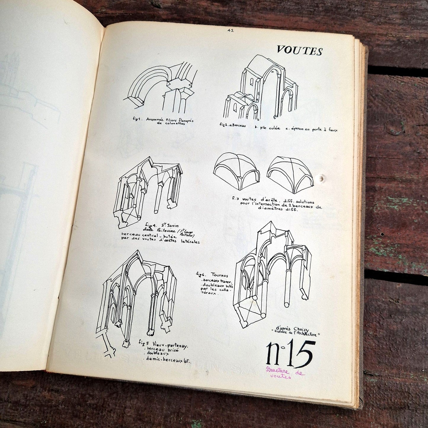 student ink drawing 1954 Paris