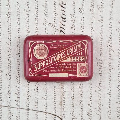 Boîte « Suppositoires Cristal Bébés »