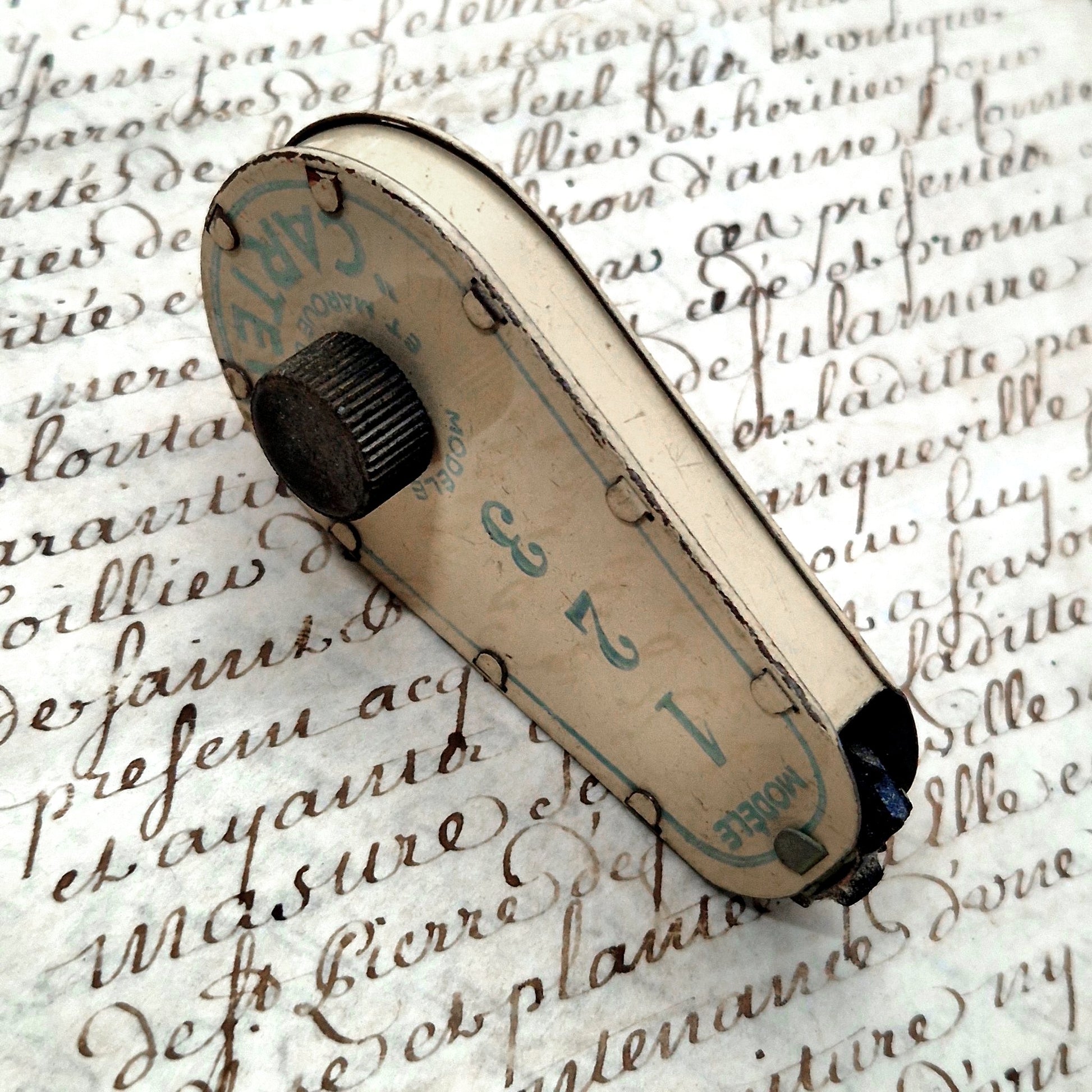 tampon Roulette chiffres Carter