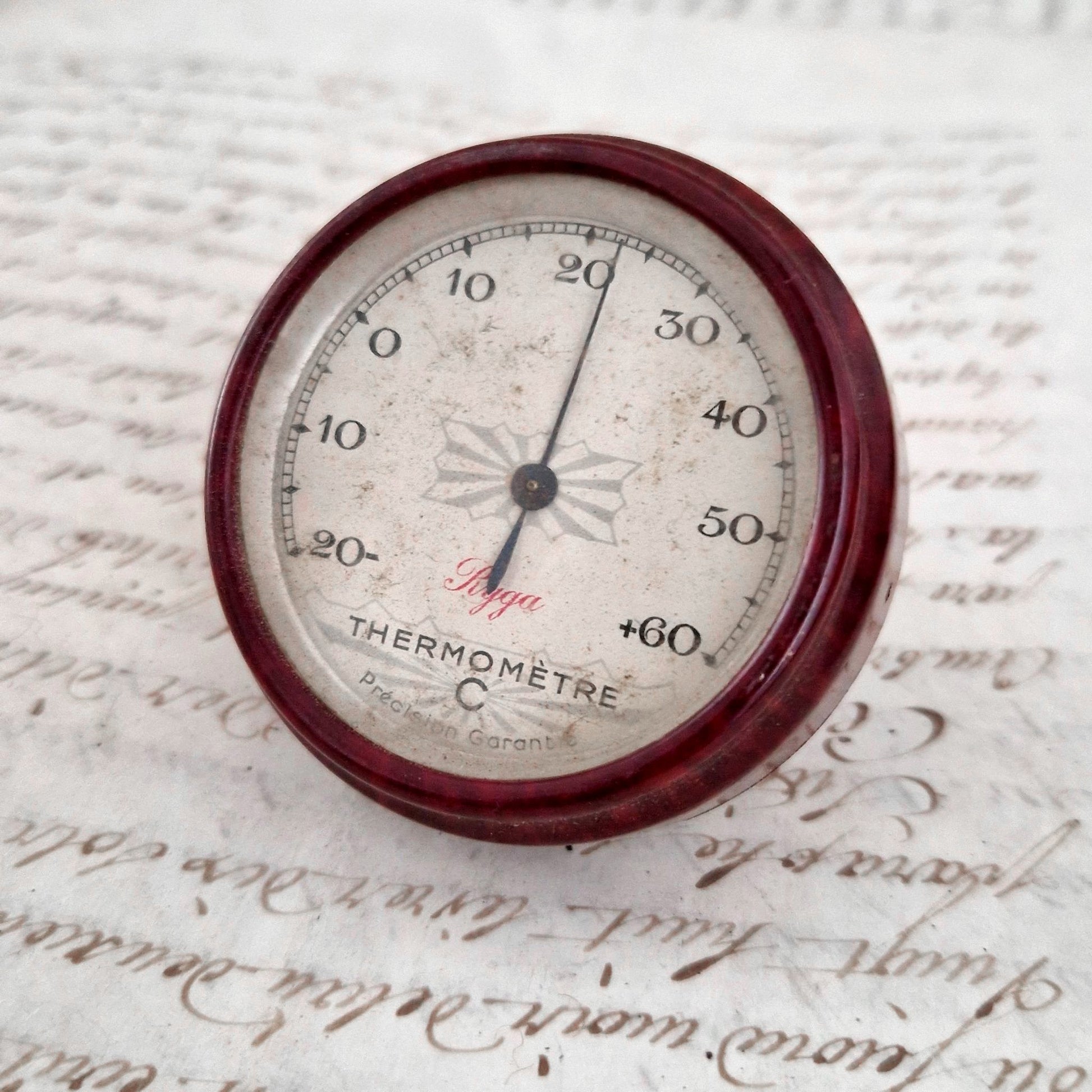 thermometre ancien bakelite ryga
