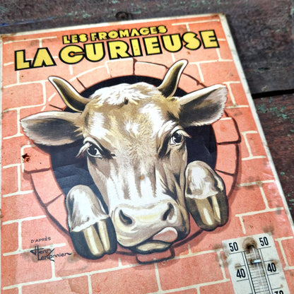thermometre reclame fromages r perreault bazouges