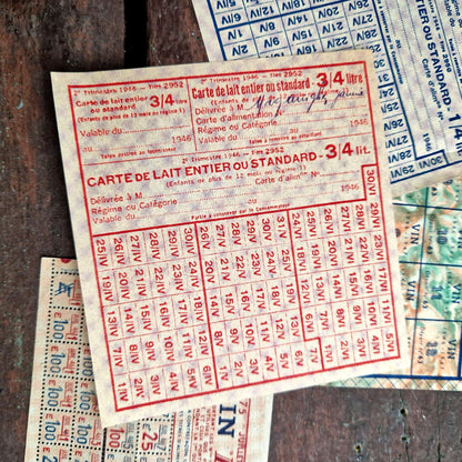 tickets de rationnement, histoire de france