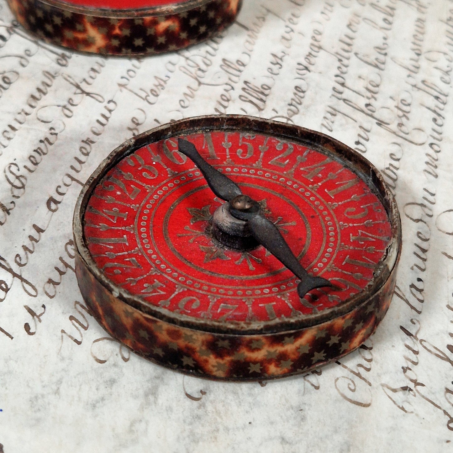 tirelire ancienne jeu de foire rouge