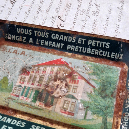 tole lithographie philanthropique 1920