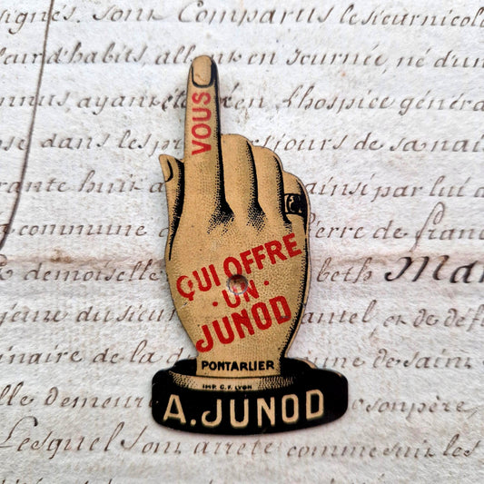 toupie publicitaire comptoir junod