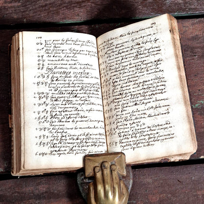 traite manuscrit de magie astrologique