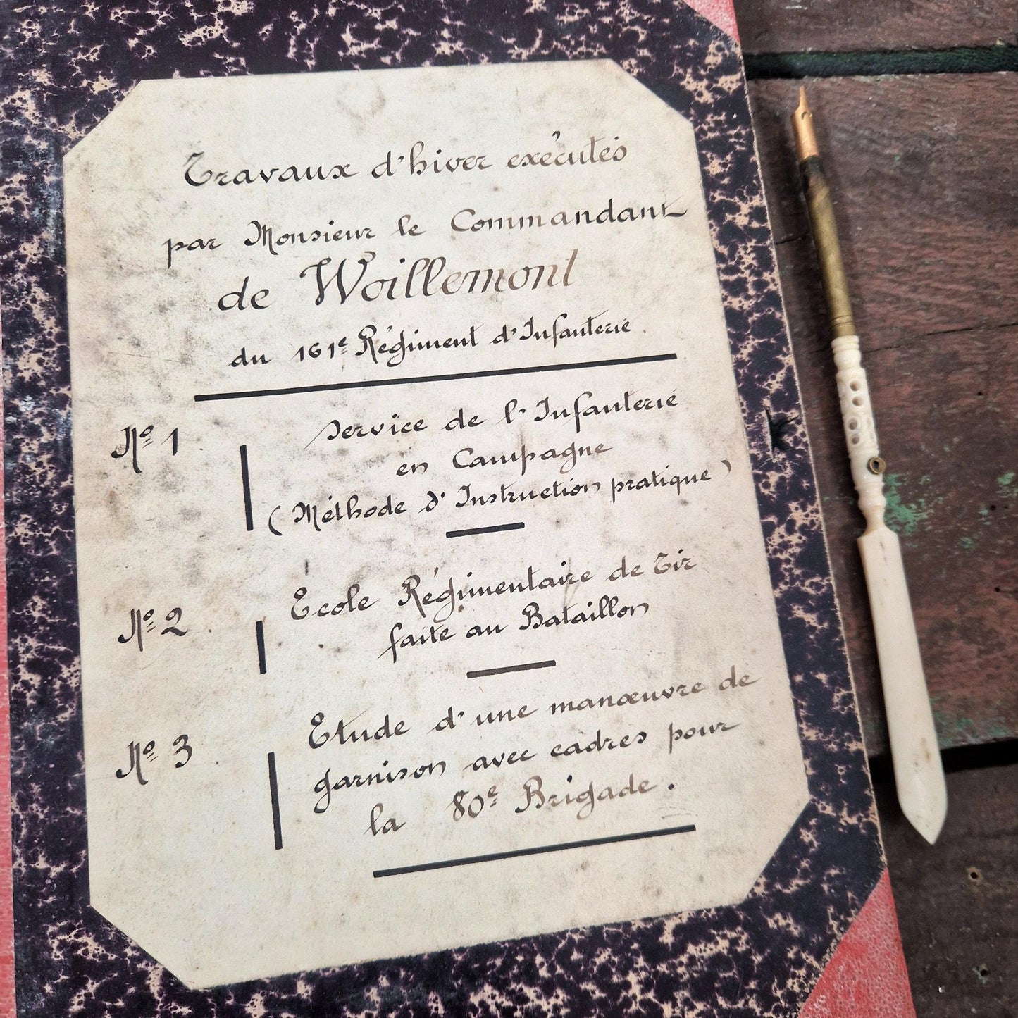 travaux hiver 161e regiment infanterie