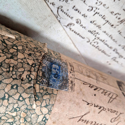 tube carton postal collection epoque 1890