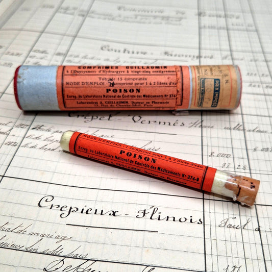 tube comprimés poison guillaumin