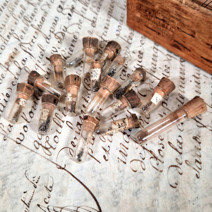 tubes verre pieces horlogerie xixe